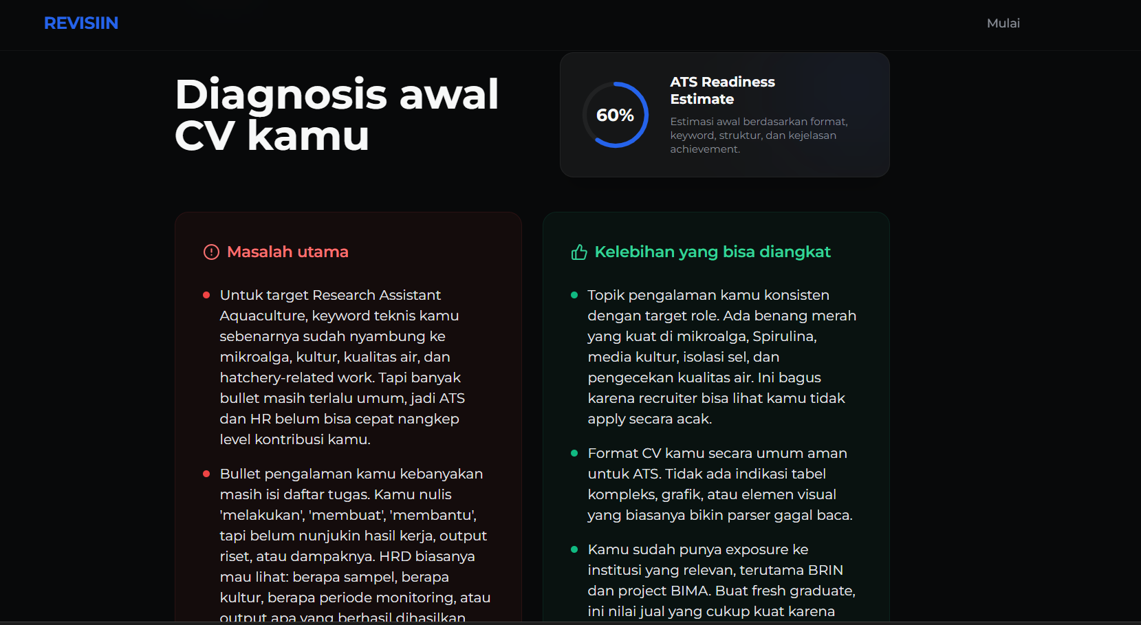 Diagnosis ATS